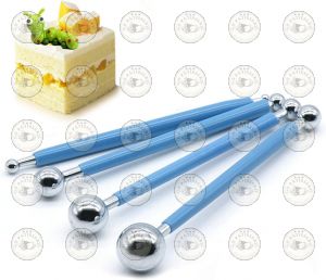 Outils de Modelage à Billes en Métal 4pcs