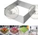 Cadre de cuisson réglable en acier inoxydable