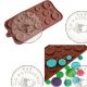 Moule à chocolat silicone en forme de boutons