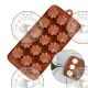 Moule à chocolat en forme de fleur en silicone