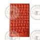 Moule en silicone Alphabet anglais et symboles