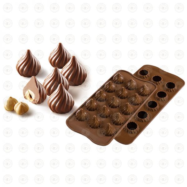 Moule à chocolat en silicone Sphère silikomart 15 empreintes