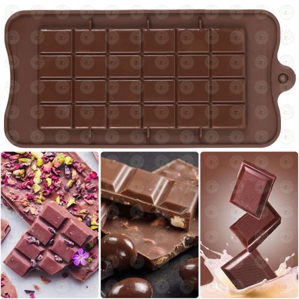 Moule à chocolat en silicone TABLETTE  Matériels et Accessoires Pâtisserie  et Décoration Gâteaux Tunisie