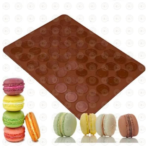 Tapis de cuisson en silicone pour biscuit au macaron, tapis antiadhésif  Grand 420295mm pour macaron / gâteau / pain, tapis de cuisson en silicone  résistant à la chaleur pour four et micro-ondes