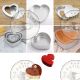 3 Moules pour Layer Cake en Aluminium Forme Coeur