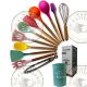 Ensemble d'ustensiles de cuisine en silicone 12 pièces Tunisie