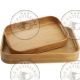 Ensemble de 2 plateaux de service en bambou  Tunisie