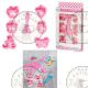 Lot de 6 Emporte-pièce pour Biscuits avec pinceau