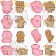 Lot de 8 Emporte-pièce pour Biscuits