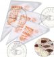 Lot de 100 poches à douille jetables