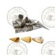 LOT DE 50 MOULE POUR CORNETS EN ACIER INOXYDABLE