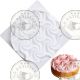 Moule à gâteau en silicone en forme de fleur en spirale
