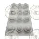Moule en silicone carré pour mini savarin Tunisie