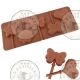 Moule chocolat en silicone 