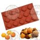 Moule à madeleine en silicone en forme de coquille