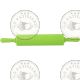  Rouleau à pâtisserie en Silicone antiadhésif