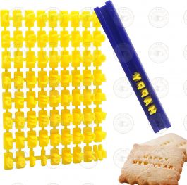 Vente en gros abordable coupe biscuit alphabet arabe, y compris