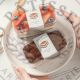 10 Boîte à gâteau tiramisu en plastique rectangulaire