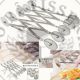 Coupe-pâte extensible, 10 lames, 5 lames lisses et 5 lames ondulées