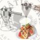 Distributeur de pâte à crêpes en acier inoxydable avec support Tunisie