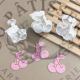 Emporte pièces LOT 3 DÉCOUPOIRS ÉJECTEURS PÂTE À SUCRE