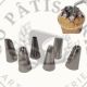 Lot de 6 Douilles Inox