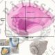 Moule coquillage 3D en silicone