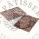 Moule Chocolat biscuit  en silicone