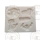 Moule de modelage pâte à sucre en silicone Tunisie
