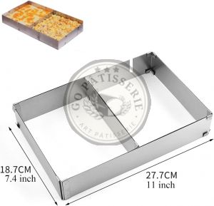 Cadre de cuisson réglable avec séparateur