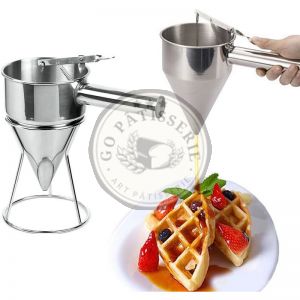 Distributeur de pâte à crêpes en acier inoxydable avec support Tunisie