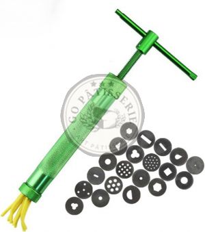 Extrudeuse de pâte à sucre avec 20 embouts
