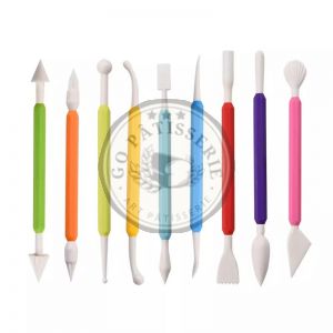 Outils de modelage fondants avec 9 pièces