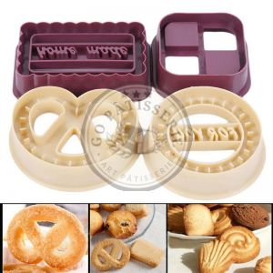 Lot de 4 Emporte-pièce pour Biscuits