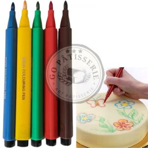 Lot De 5 Feutres Alimentaires pour Gâteaux