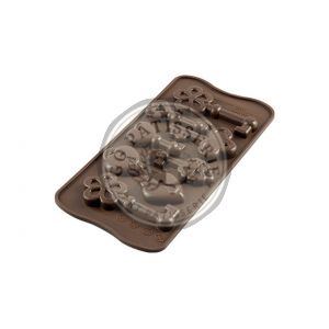 Moule à Chocolat Clés et Cadenas En Silicone
