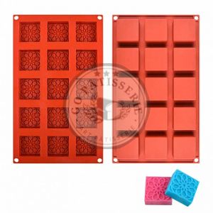 Moule à gâteau carré en silicone  Tunisie