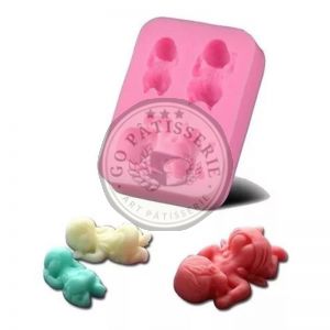 Moule pâte à sucre en silicone