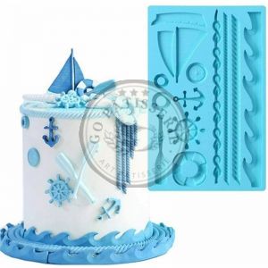 Moule pâte à sucre en silicone