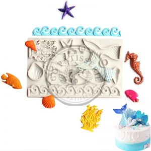 Moule pâte à sucre en silicone