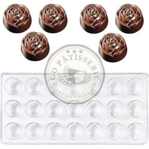 Moule à chocolat en Polycarbonate Forme Rose