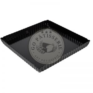 Moule à tarte carré fond amovible