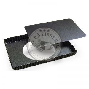 Moule à tarte rectangulaire fond amovible