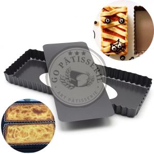 Moule rectangulaire antiadhésif fond amovible