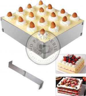 Cadre de cuisson réglable avec séparateur