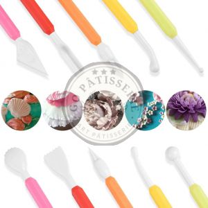 Outils de modelage fondants avec 9 pièces