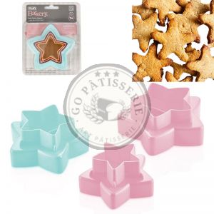Lot de 3 emporte-pièces pour pâte à biscuits