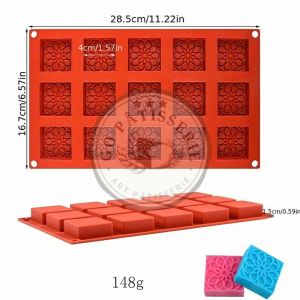 Moule à gâteau carré en silicone  Tunisie