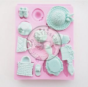 Moule de modelage pâte à sucre en silicone en forme de Hammem