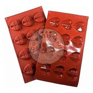 MOULE À GÂTEAU EN SILICONE FORME COEUR